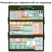 WhiteCoat Clipboard® Trifold - Army Green Nursing Edition